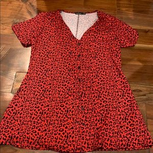 Boohoo petite cheetah dress!